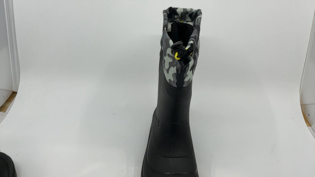 Kamik Kids' Snobuster 2 Winter Boots, Black/Charcoal, 11 Little Kid