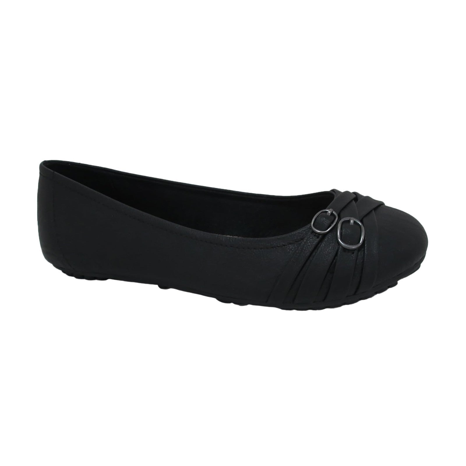 Jellypop Women's Genesis Skimmer Comfort Ballet Flat (Black, 10 Medium)