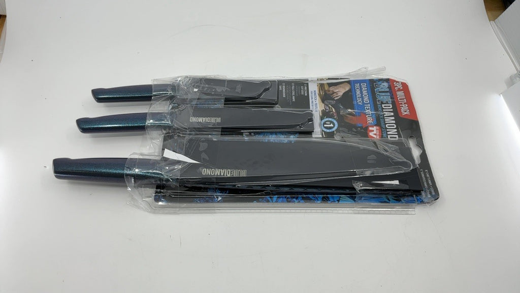 Blue Diamond Sharp Stone 3-Piece Cutlery Set, Nonstick & Dishwasher Safe