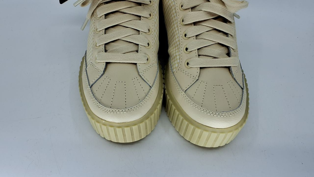 Sorel Women's ONA Ave Low Sneaker Waterproof, Bleached Ceramic/Light Aloe, 7