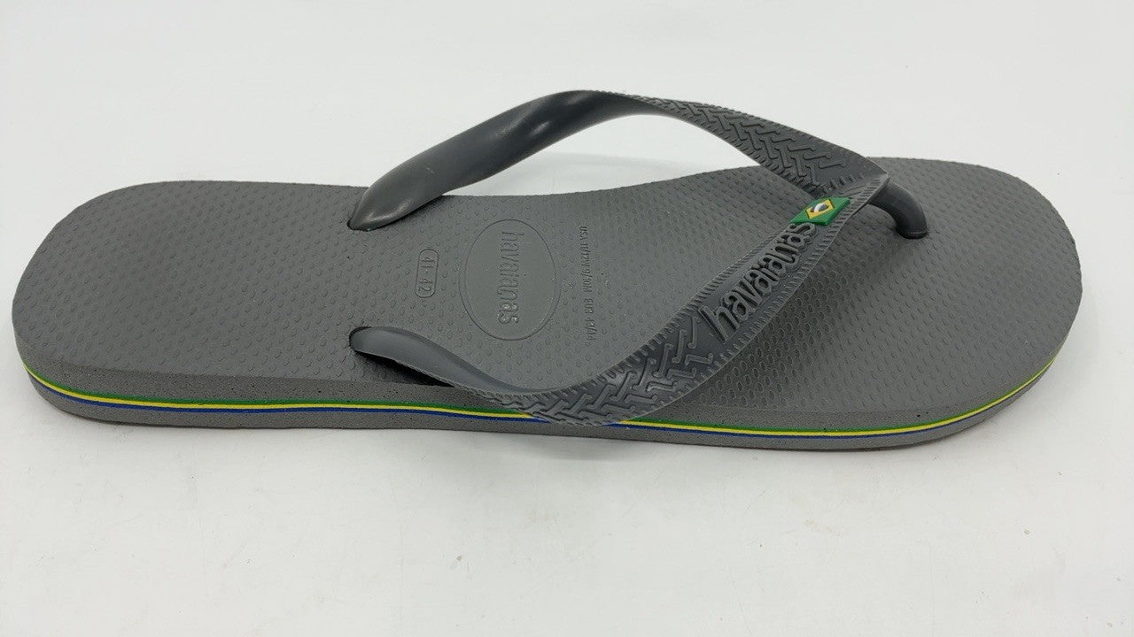 Women's Brazil Flip Flops Steel Grey