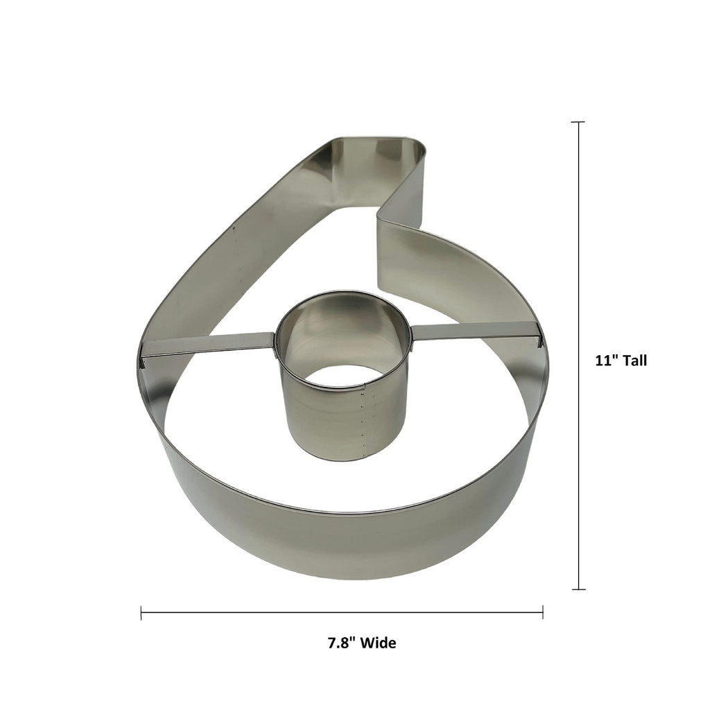 Ateco Extra Large Number 6 or 9 Cake Cutter