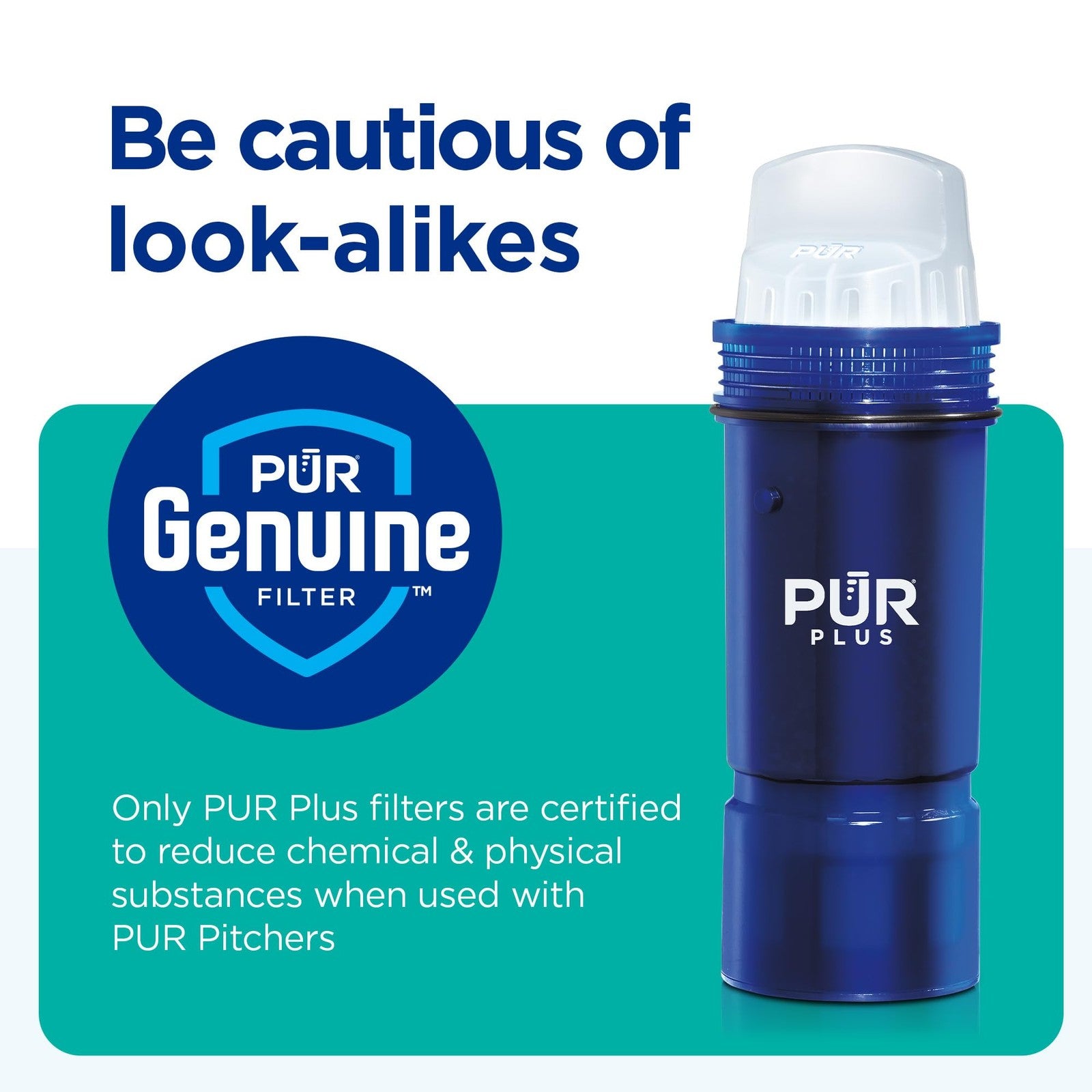 PUR Plus Water Pitcher 11-Cup - Lead Reduction, Dishwasher Safe