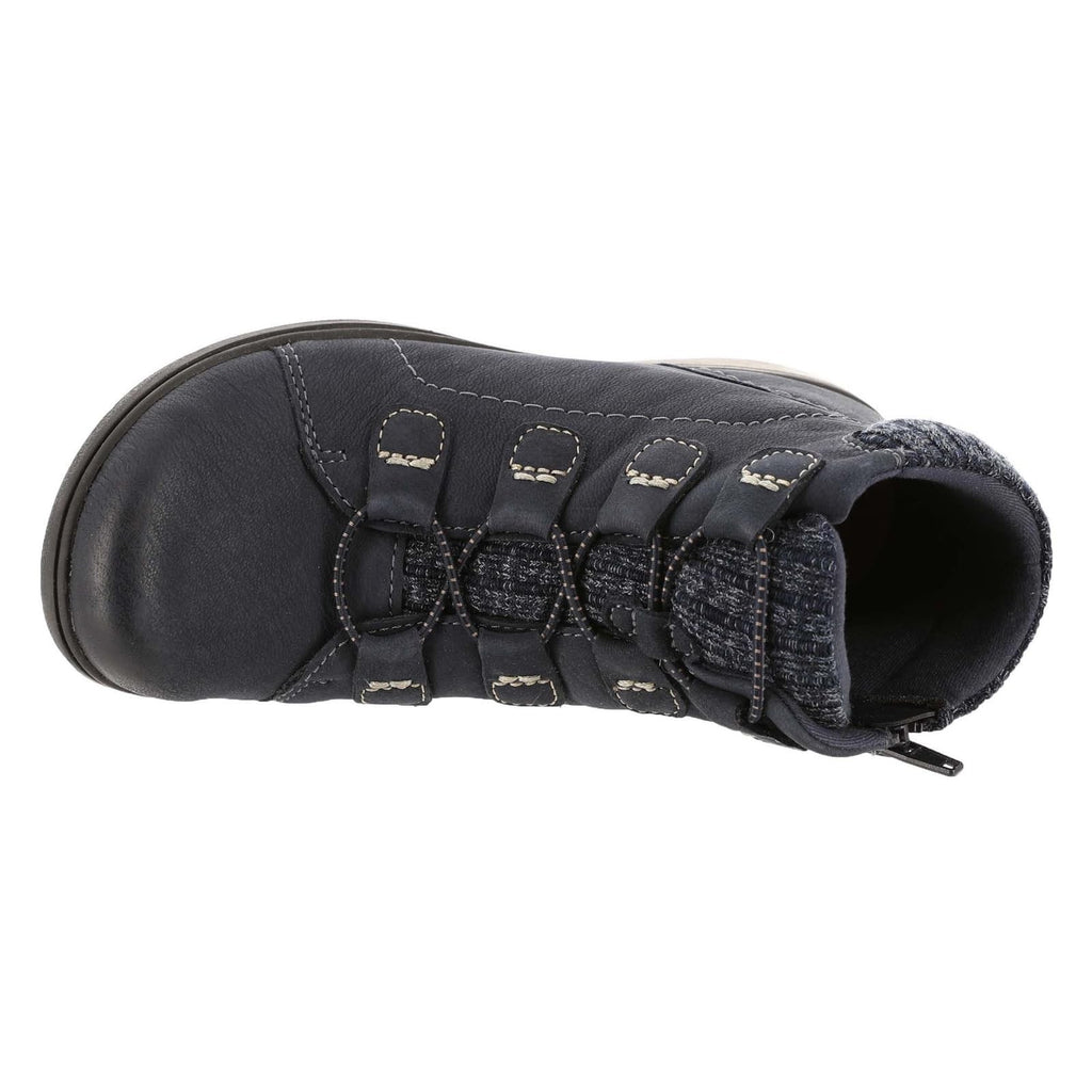 Clarks Women's Carleigh Jade Ankle Boot, Navy Nubuck, 6.5