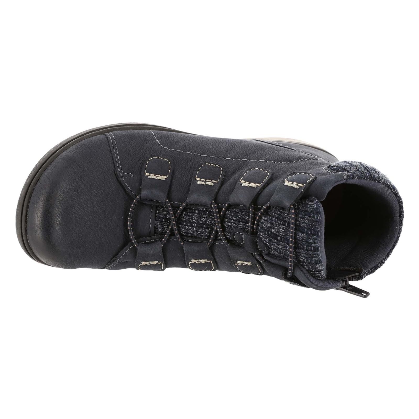 Clarks Women's Carleigh Jade Ankle Boot, Navy Nubuck, 6.5