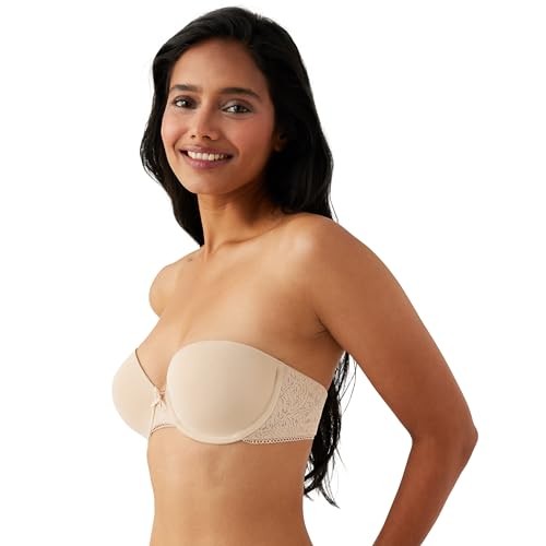Womens 34B Convertible Strapless Bra, Au Natural, Modern Method