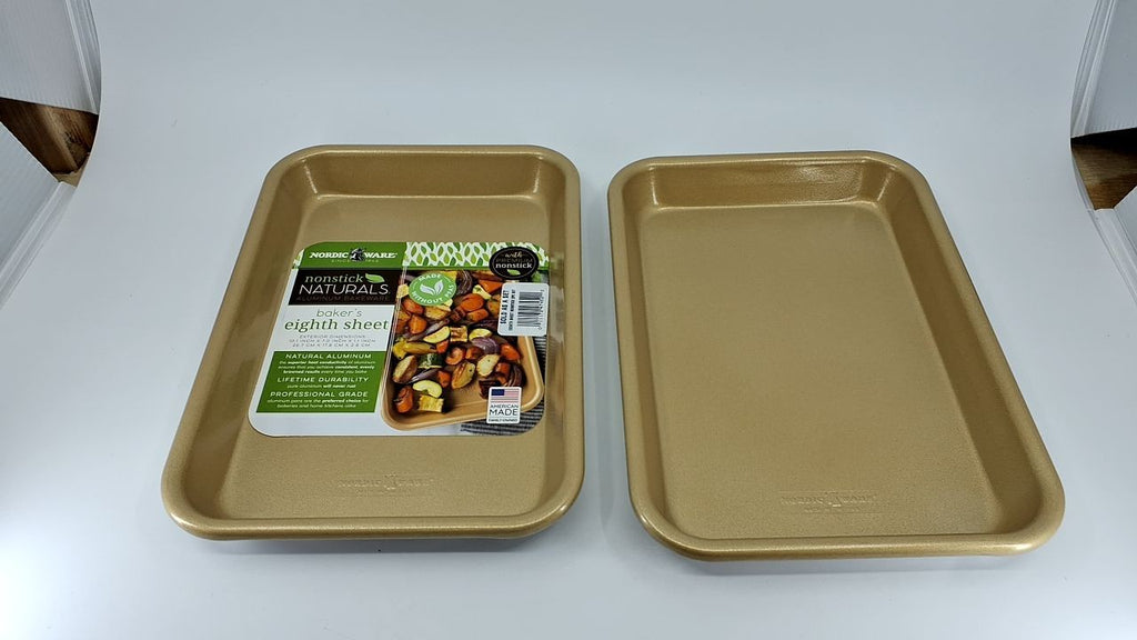 Nordic Ware Naturals Nonstick Eighth Sheet, 2 Pack