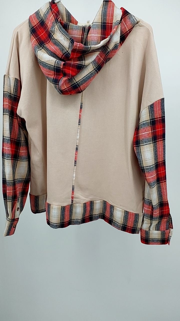 Fireside Freedom Flannel Hoodie