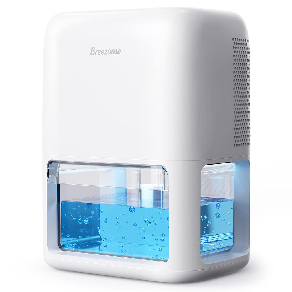 BREEZOME 60 OZ Portable Dehumidifier, Dual Semiconductor, Quiet Operation
