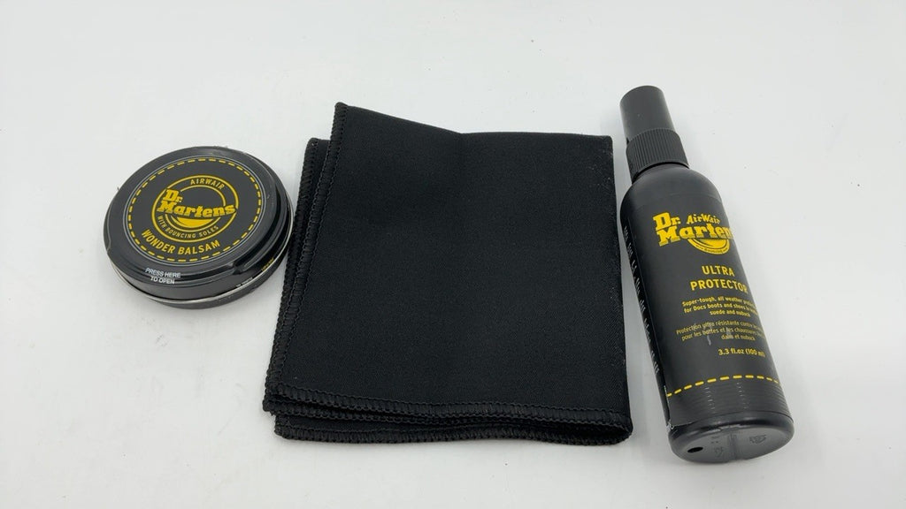 Dr. Martens Unisex's Kit 1 Shoe Care Product Set, Black, One Size