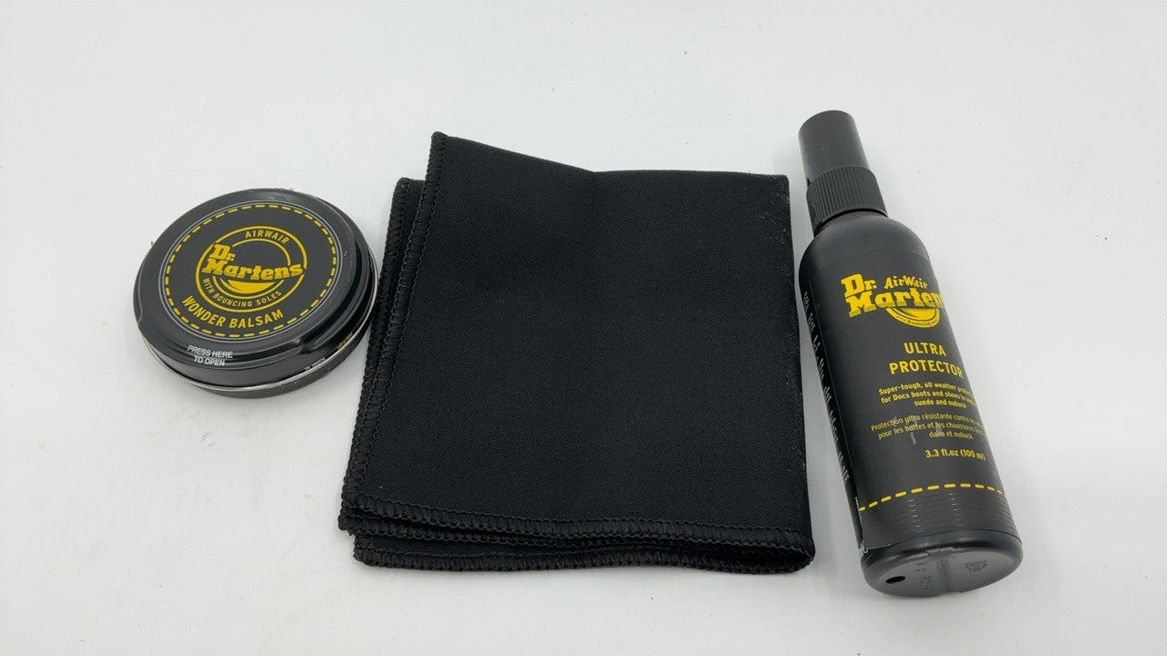 Dr. Martens Unisex's Kit 1 Shoe Care Product Set, Black, One Size
