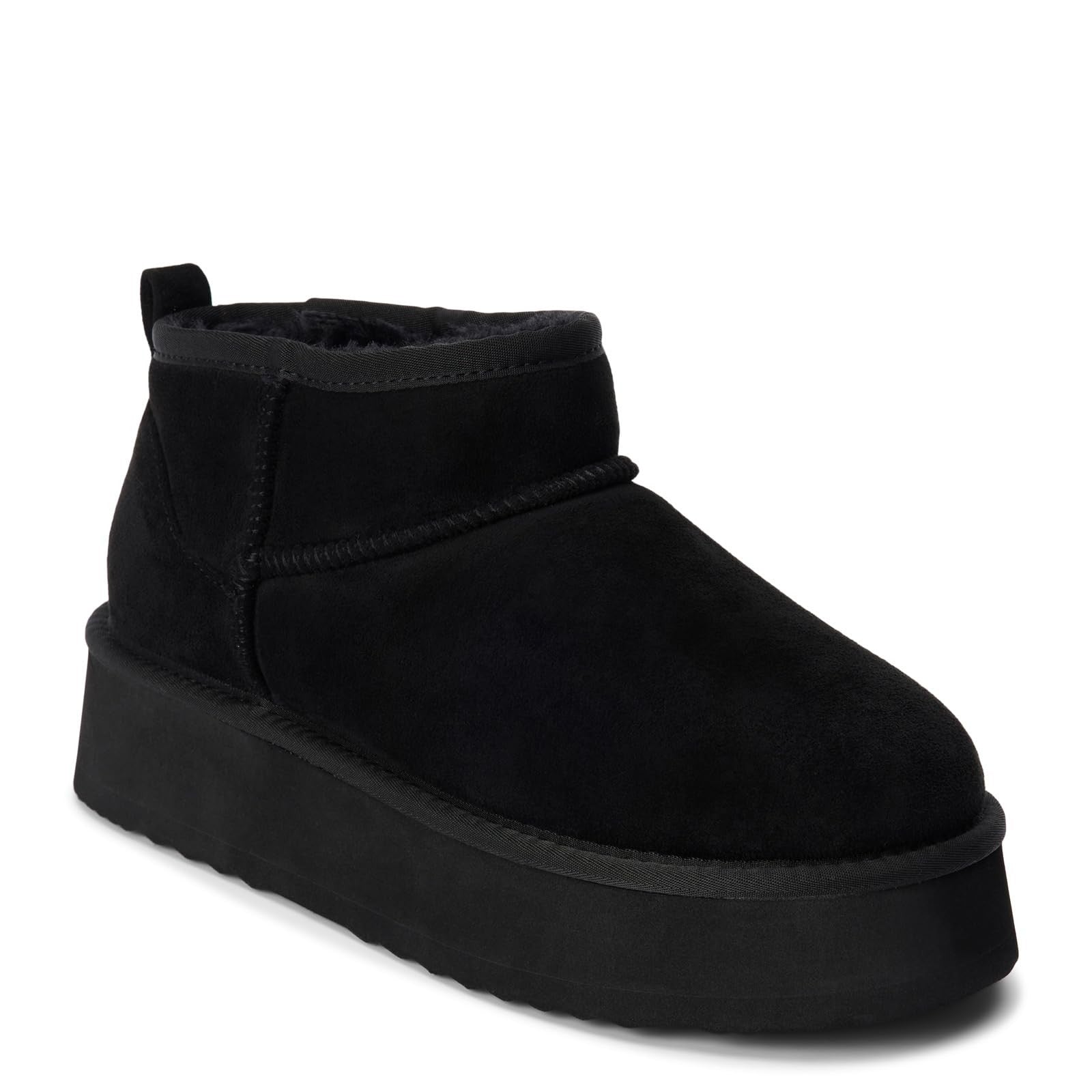 Size 9 M Black Platform Ankle Boots for Women - Breckenridge Style