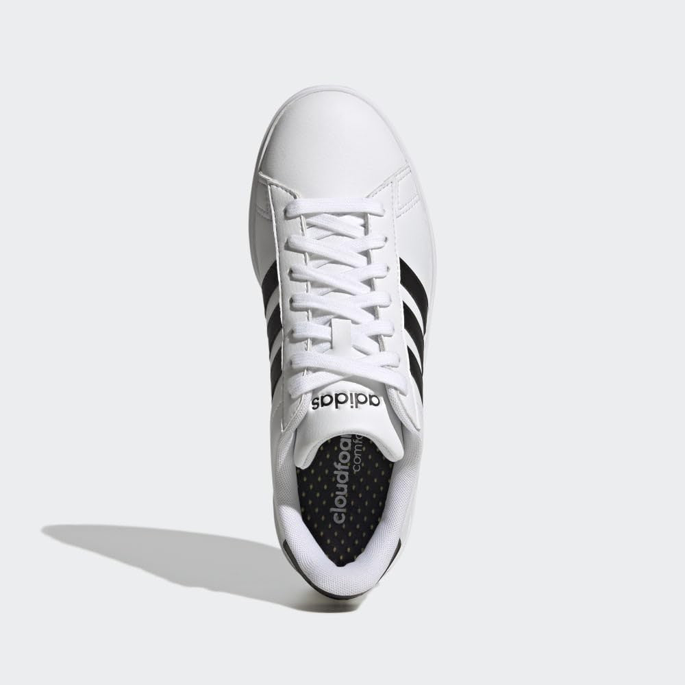 adidas Women's Grand Court 2.0 Tennis Sneakers Size 8.5 White/Black