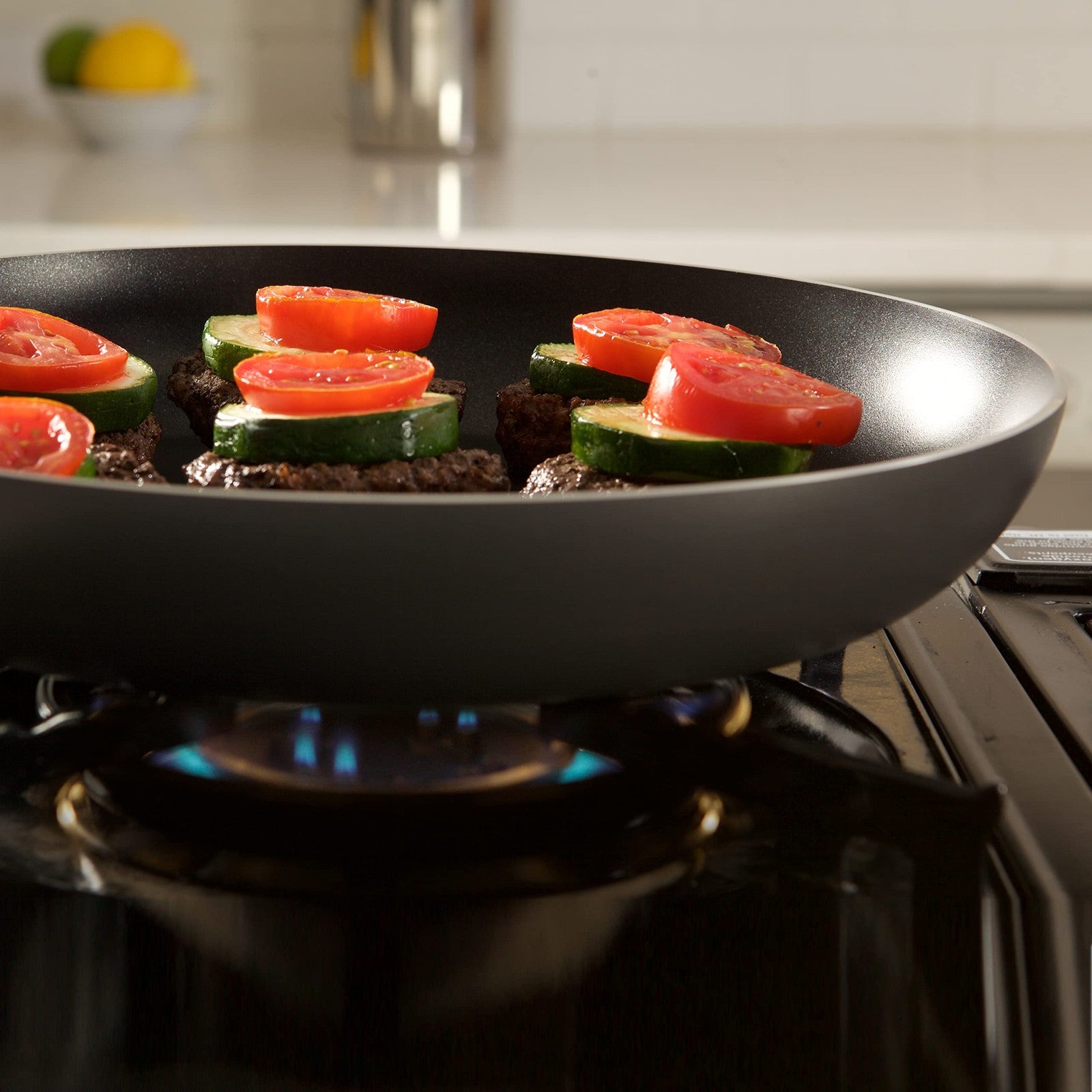 T-fal Initiatives 10.5 Inch Fry Pan Dishwasher Safe Black