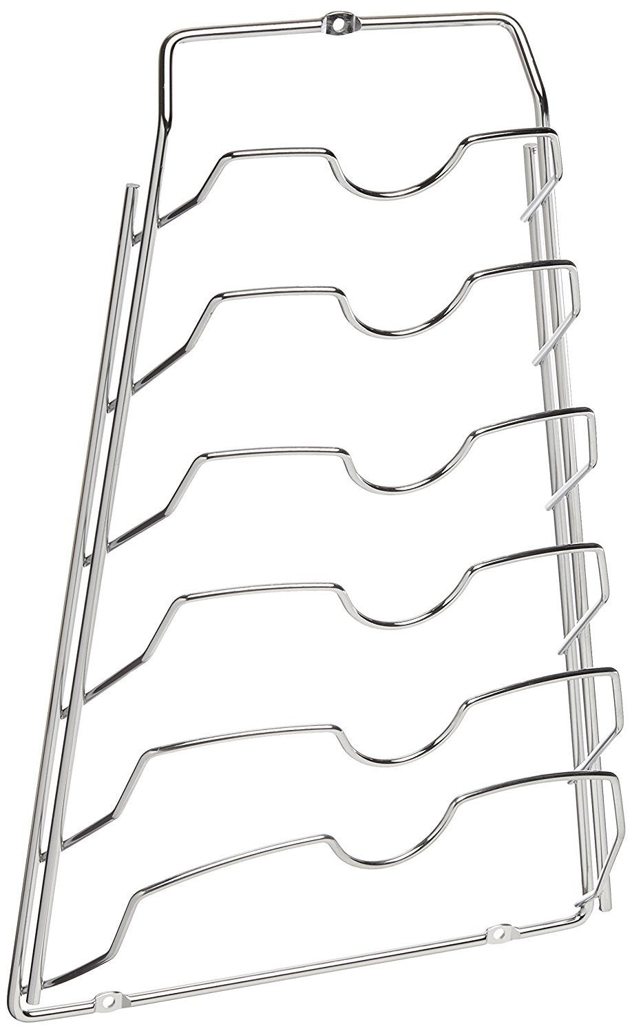 Hanging Pot Lid Rack - 10.63x4.00x16.63in - Metal Wire - Kitchen Organizer