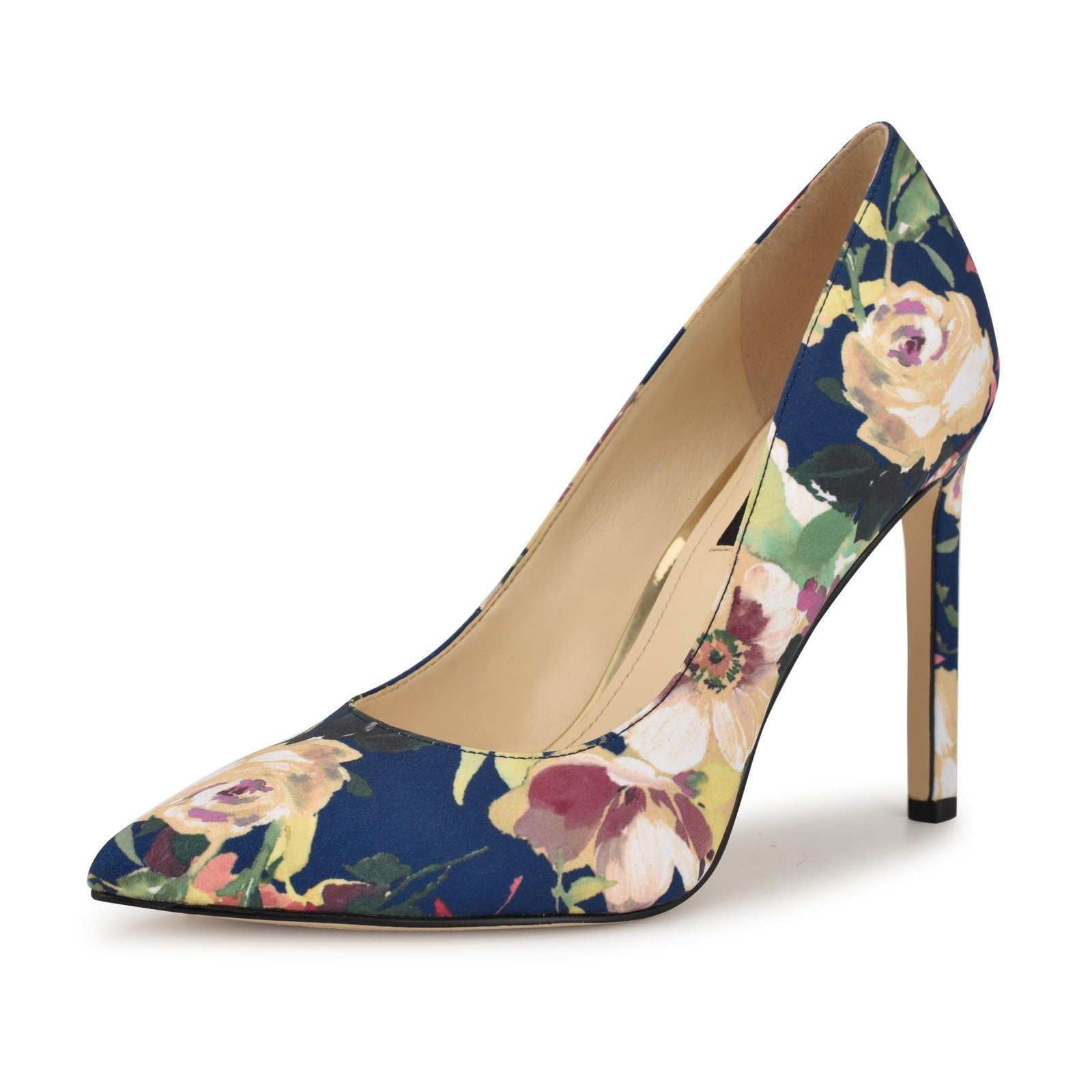 Nine West 7 Tatiana Pump Navy Fall Floral Multi Women’s Shoes