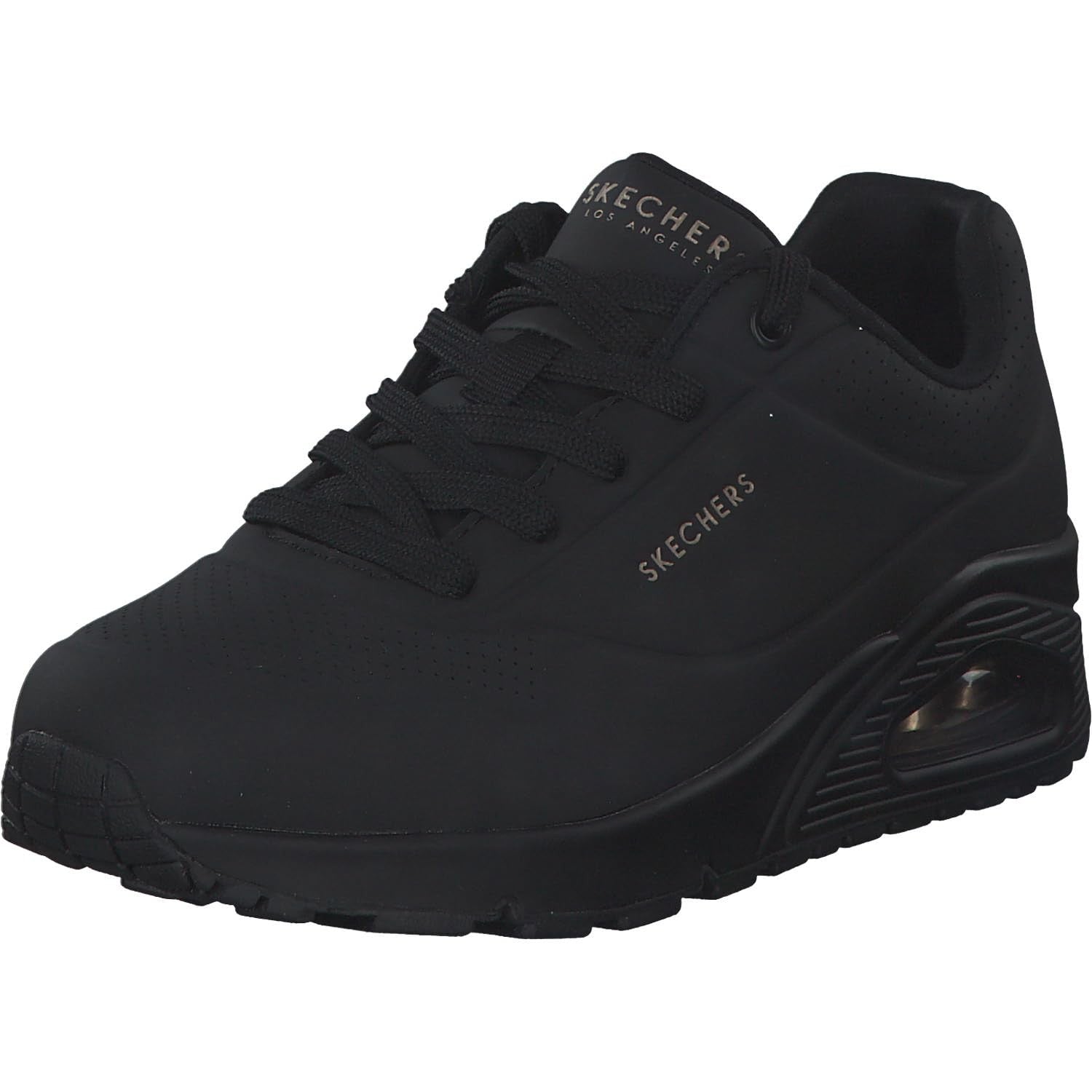 Skechers Women's Uno Stand On Air Sneakers Black/Black 8 Wide