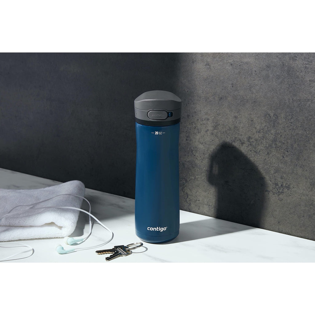 Contigo Jackson Chill 2.0 20oz Stainless Steel Water Bottle Blueberry
