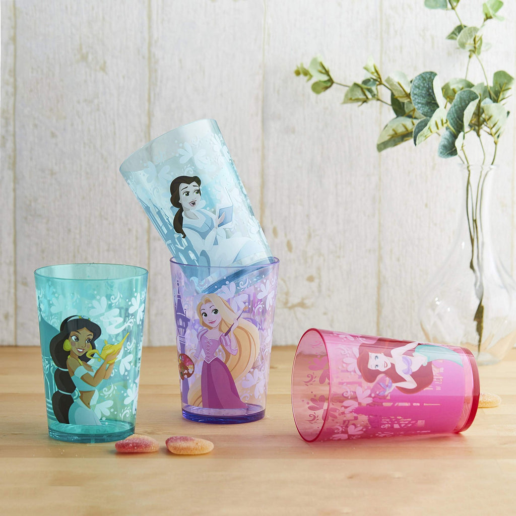 Disney Princess Nesting Tumbler Set 4pk, 14.5oz, BPA Free, Kids Drinkware
