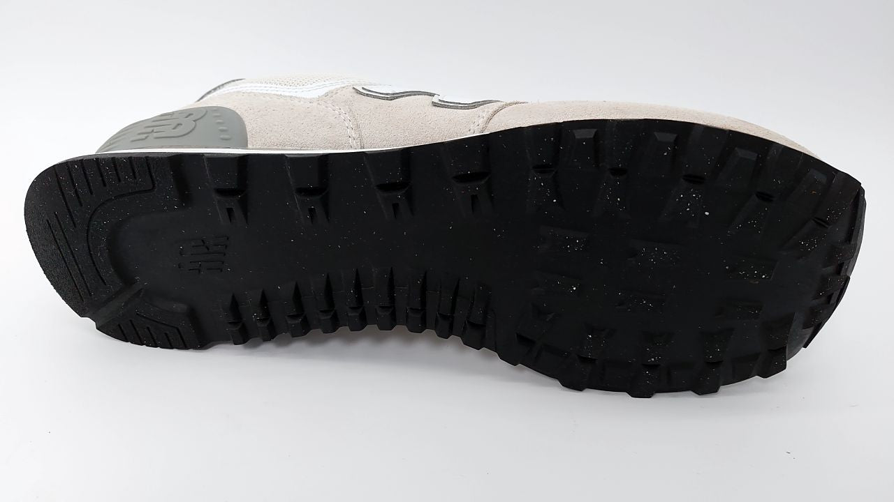 New Balance Men's 574 Core Sneaker, Nimbus Cloud/White, 12