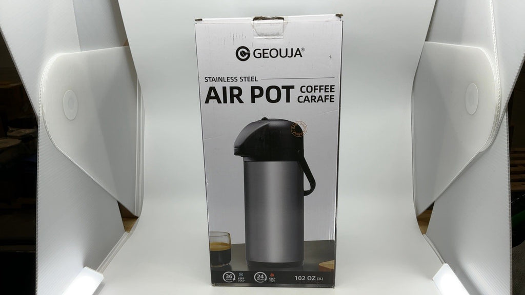 Insulated 102 Oz Coffee Carafe - Stainless Steel Thermal Beverage Dispenser