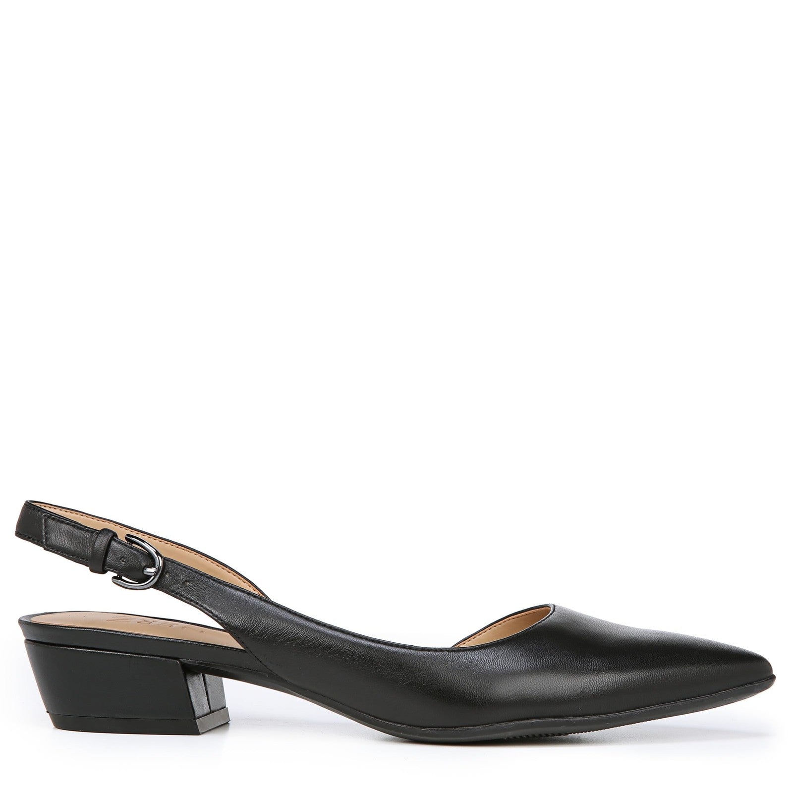 Naturalizer Women's Banks Slingback Pump, Black Leather, 9