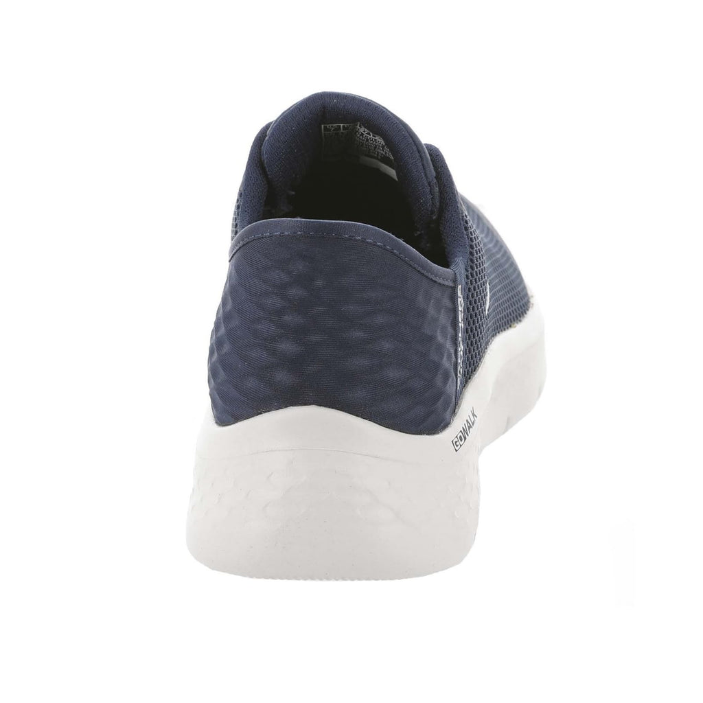 Skechers Women's Go Walk Flex Slip-Ins, Athletic Mesh, Navy/White, 8.5