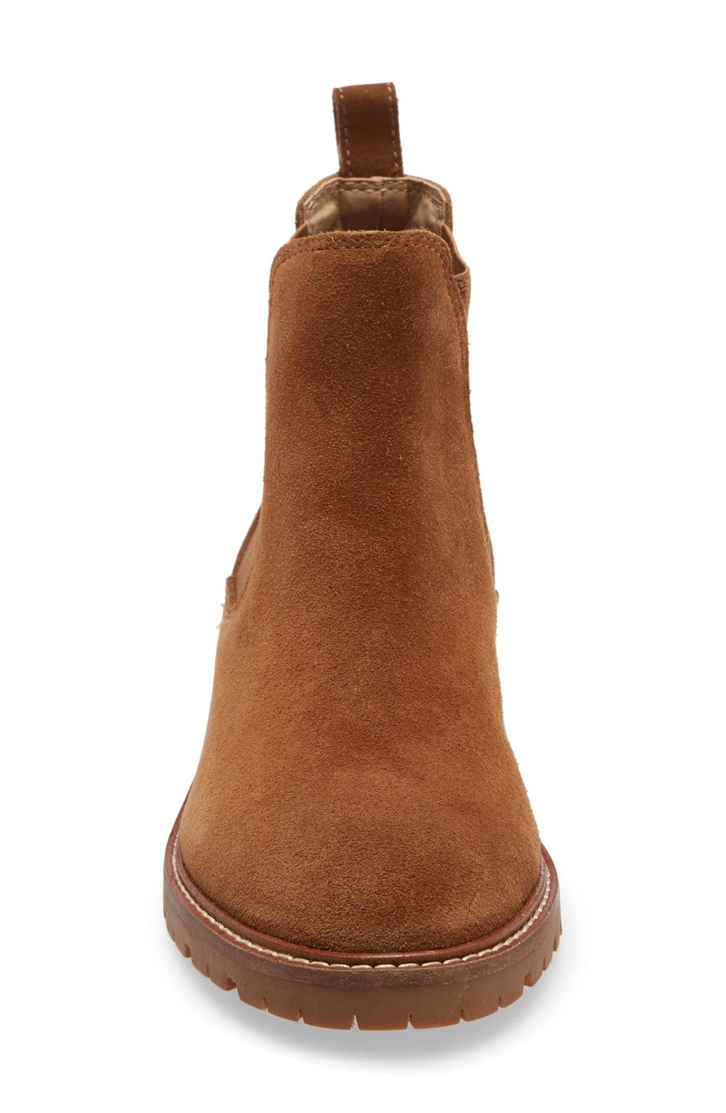 Steve Madden womens Chelsea Boot, Chestnut Suede, 10 US