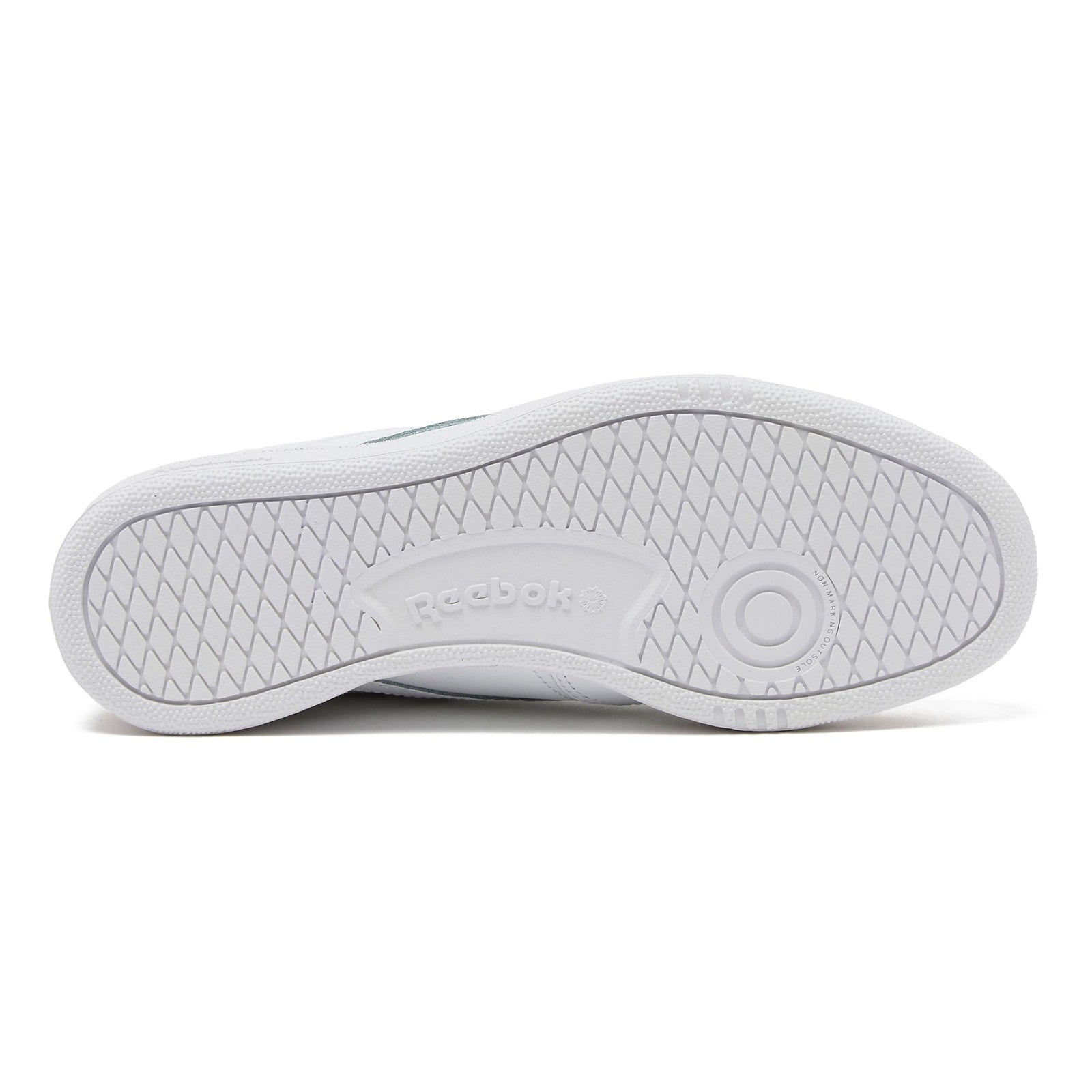 Reebok Classics Men's Club C 85 Walking Shoe, white/green, 8.5 M US
