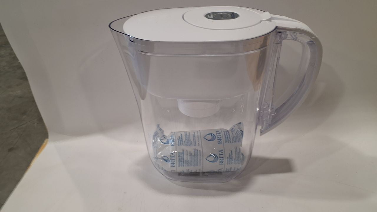 Brita Water Filter Pitcher, 6-Cup, BPA Free, White, 1 Standard Filter