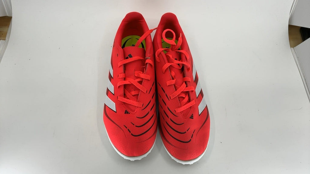 adidas Unisex-Kids Club Predator Turf Soccer, Lucid Red/White/Black, 5.5