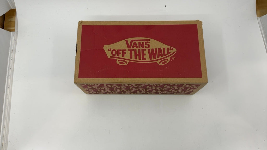 Vans Youth Brooklyn LS Sneakers, Checkerboard Black/Asphalt, Size 11.5