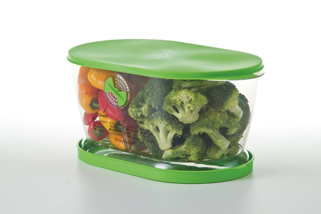 Progressive Lettuce Keeper Produce Storage Container, 4.7 Qt, Green
