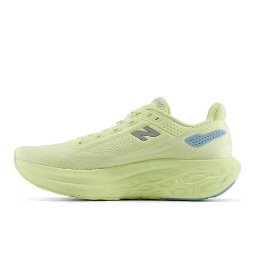 New Balance W1080V13 Women's Running Shoe 9W Limelight/Chrome Blue