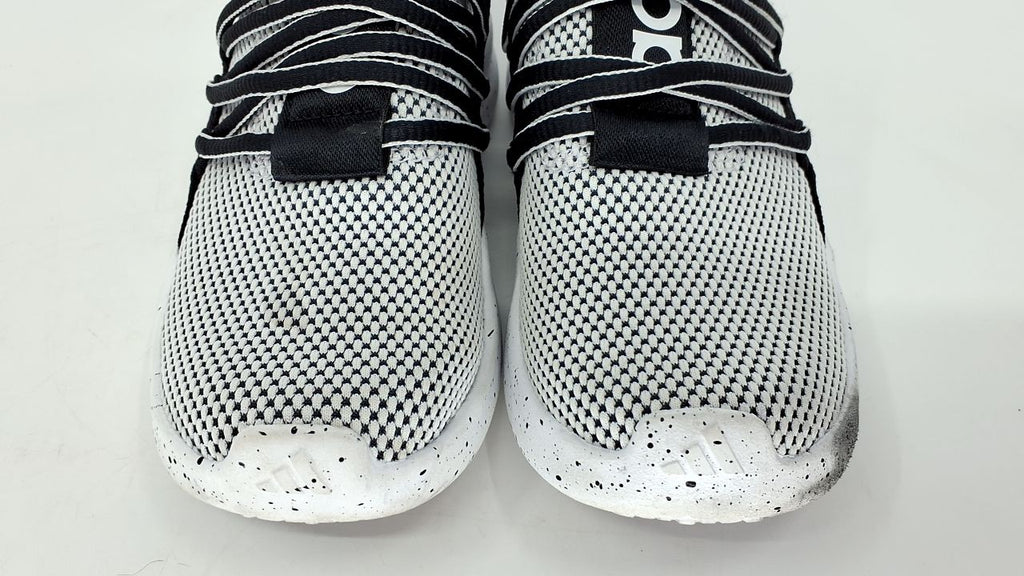 adidas Lite Racer Adapt 7.0 Sneaker, White/Black/Black, 13 US Unisex Little Kid