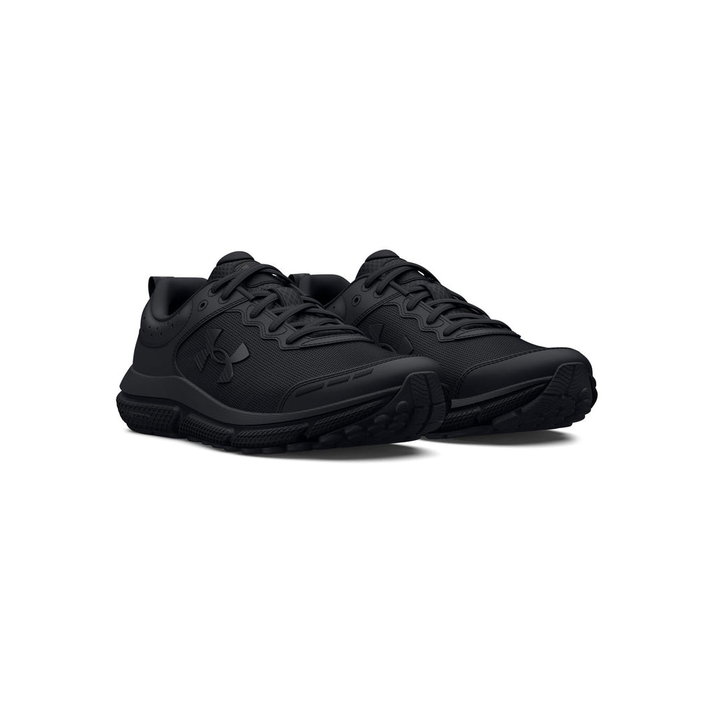 Under Armour Boys' Grade School Assert 10, (002) Black/Black/Black, 4, US