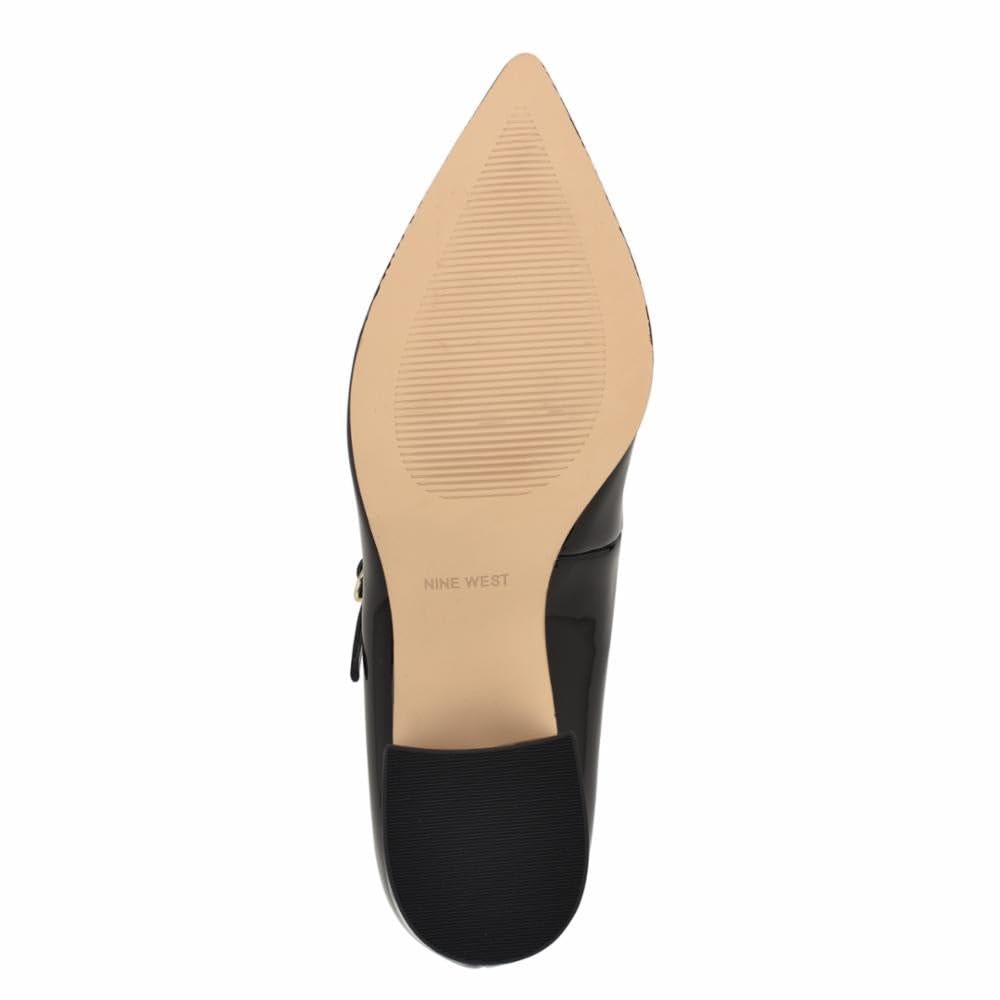 Nine West Women's Prix Pump, Black Patent 001, 7.5