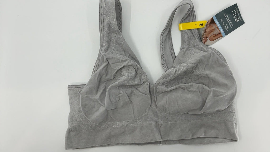 Bali Comfort Revolution Wireless Bra DF3484, Medium, Crystal Grey Aztec