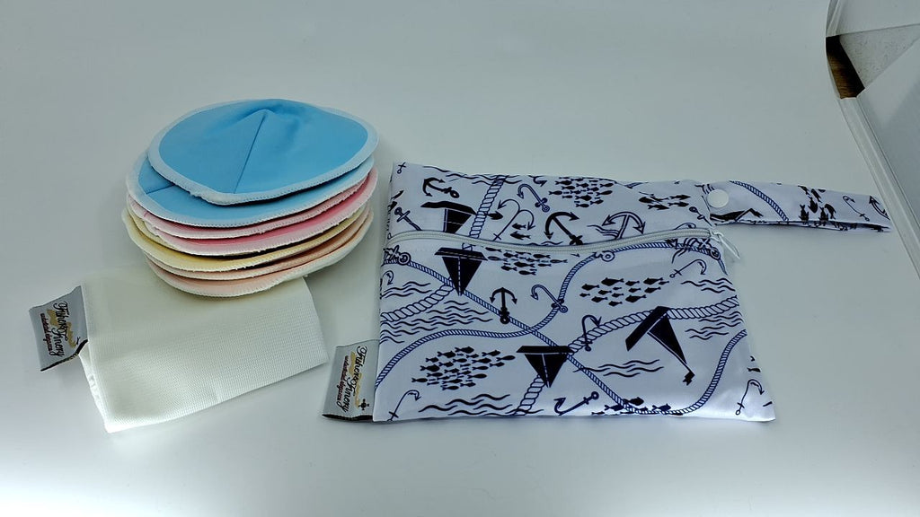 Fishers Finery Womens Breastfeeding Nursing Bra with Nursing Pads (Blk, L)