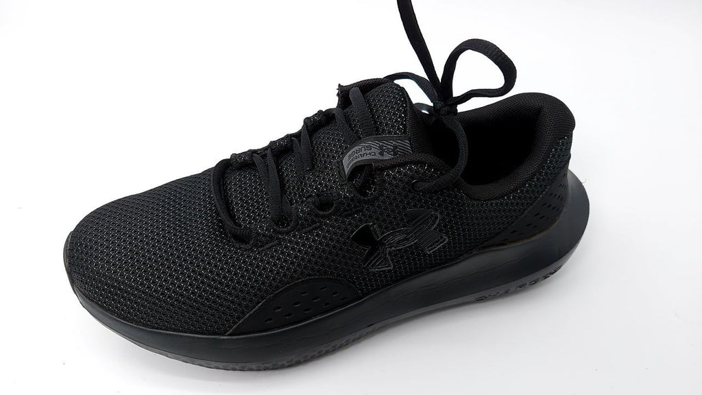 Under Armour Men's Charged Surge 4, (002) Black/Black/Black, 9, US