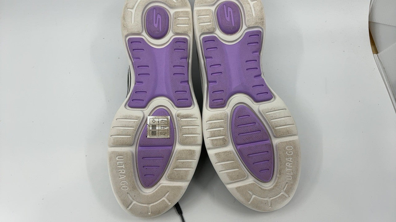 Skechers Women's Go Walk Arch Fit Unify, Gray/Lavender, 8.5
