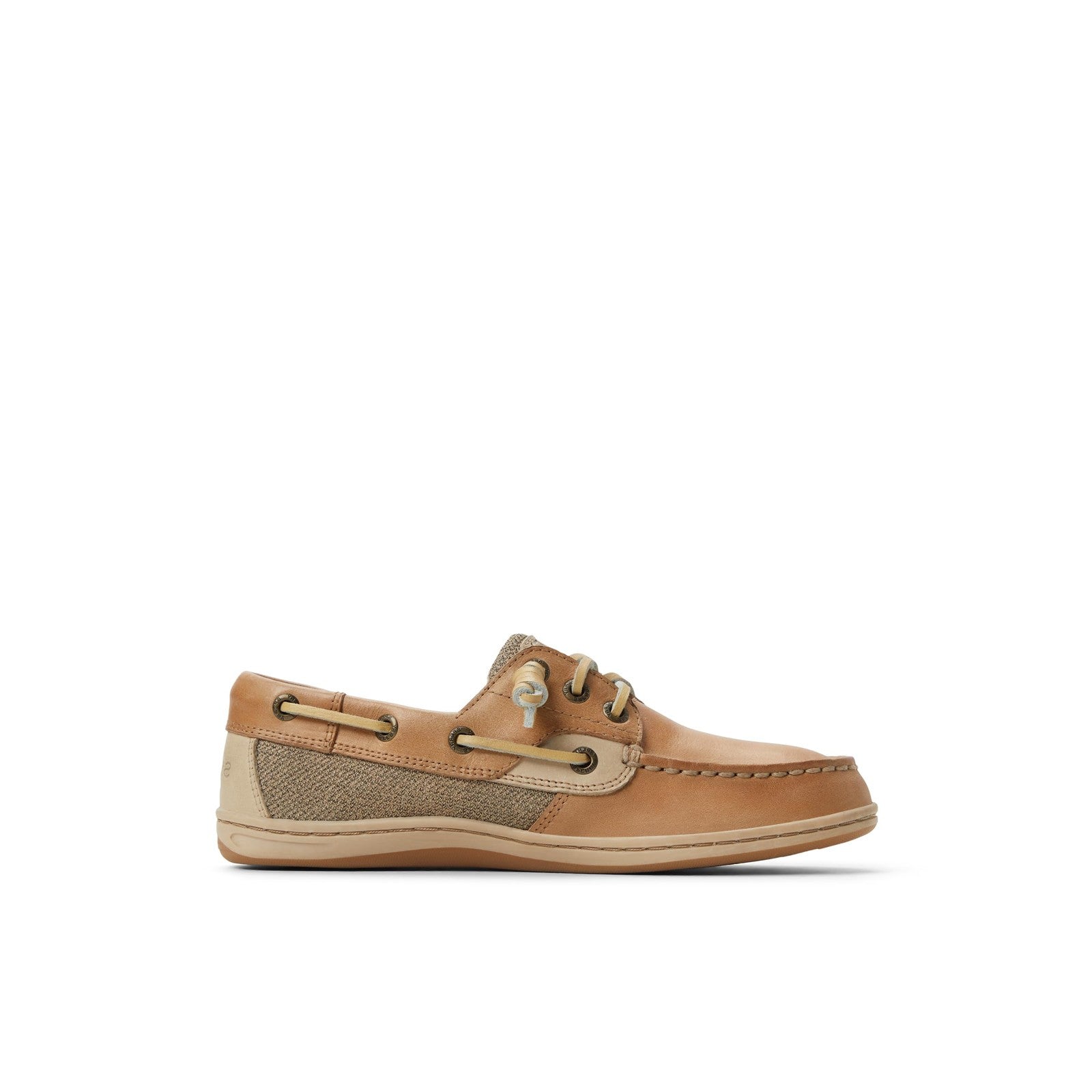 Sperry Women's Songfish 3-Eye Boat Shoe, Linen Multi, 8