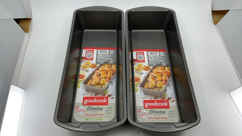 Gray Nonstick Loaf Pan 13 x 5 In Heavy-Duty Steel Oven & Dishwasher Safe