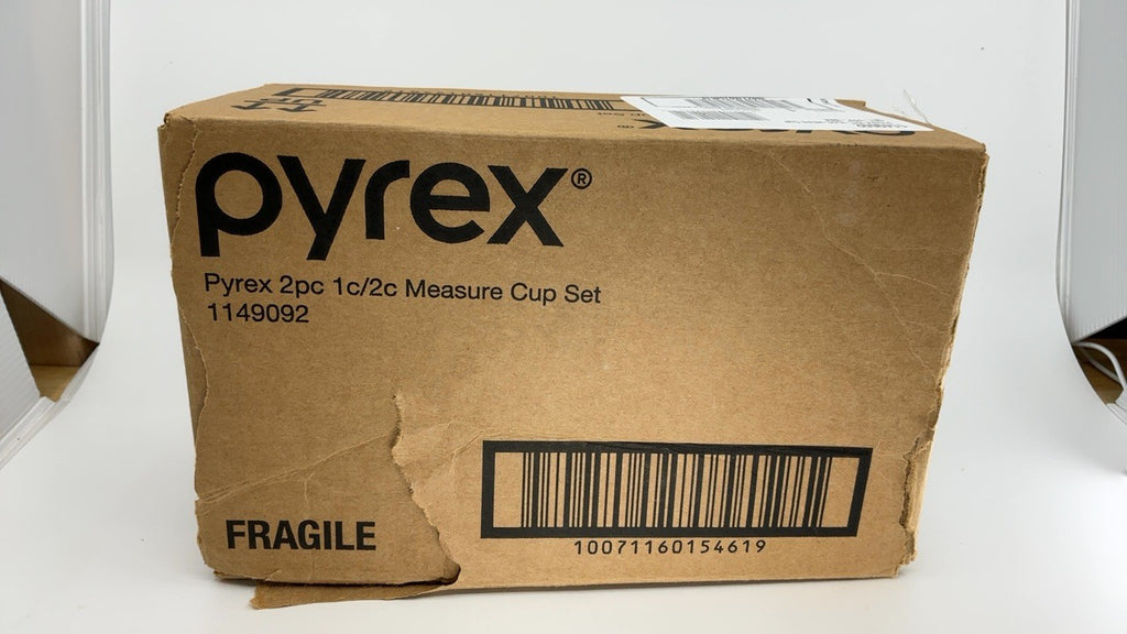 2-Pack Pyrex Measuring Cups, 1-Cup & 2-Cup, Oven & Microwave Safe