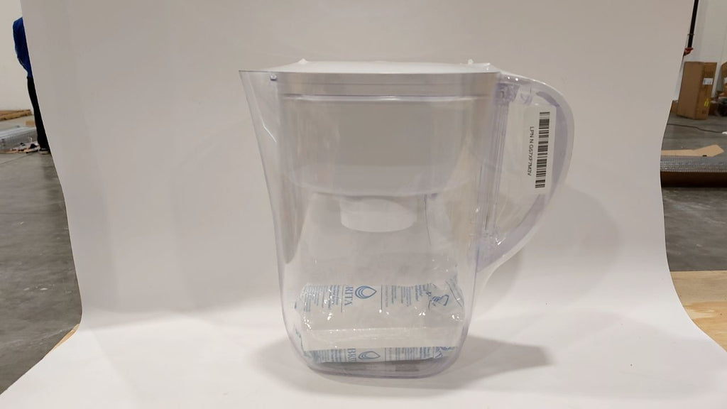 Brita Water Pitcher 6-Cup, BPA-Free, White, Includes 1 Standard Filter