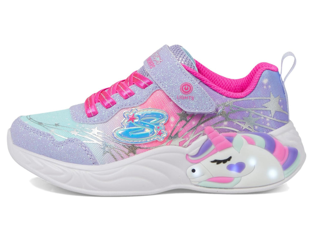 Skechers Kids Unicorn Dreams MAGI Sneaker 3.5 Big Kid Lavender/Hot Pink