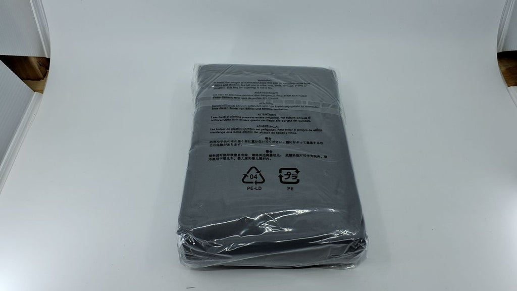 Amazon Basics Lightweight Pleated Bed Skirt, Queen, Dark Grey, Solid