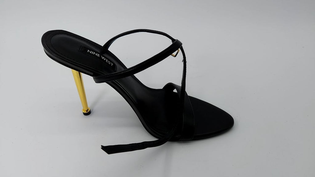 Nine West Women's Reina3 Heeled Sandal, Black, 7.5