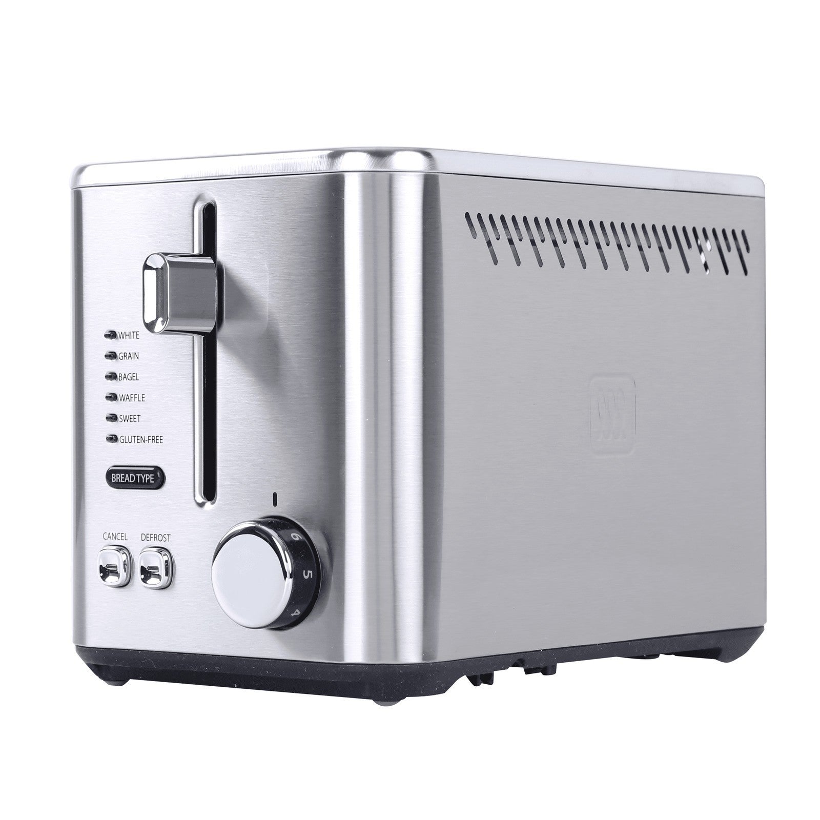 Toastmaster 2-Slice Toaster, Stainless Steel with Lever and Dial Controls, 900W