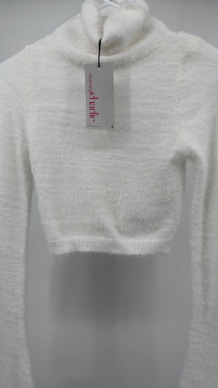 Turtleneck Flare Sleeve Sweater